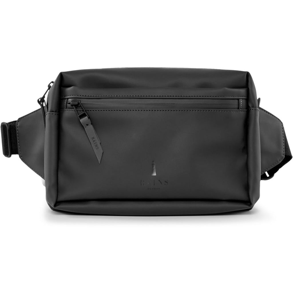 Waist Bag - Black - Rains - Tilbehør - VILLOID.no