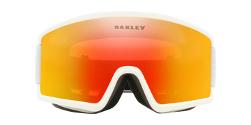 Target Line M Matte White - Fire Iridium - Goggles