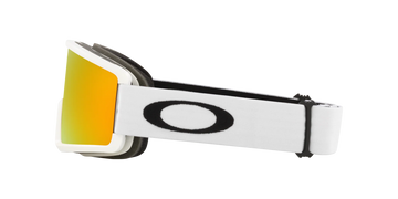 Target Line M Matte White - Fire Iridium - Goggles