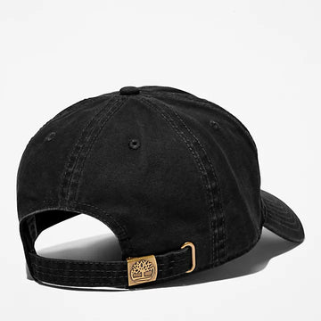 Cotton Canvas Bb Cap Self Backstrap - Black