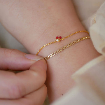 Cherry Bracelet - Red