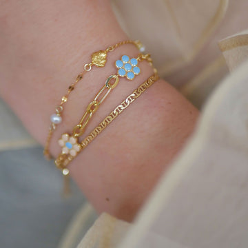 Elie Bracelet - 925S/GP