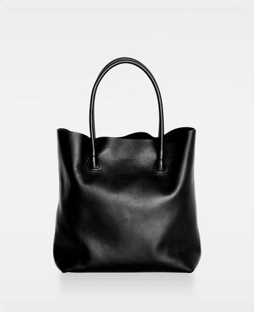 Elsa Plain Tote - Black