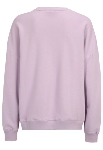 Bann Oversized Crew Sweat - Fair Orchid