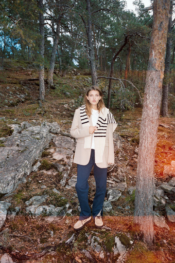 Port Oversized Blazer - Travertine