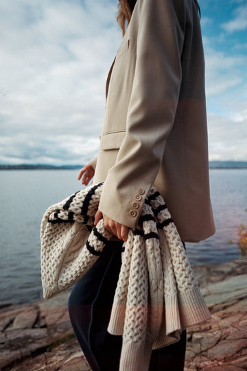 Port Oversized Blazer - Travertine