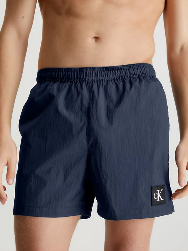 Medium Drawstring - Navy Iris