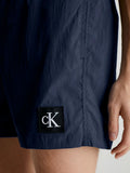 Medium Drawstring - Navy Iris