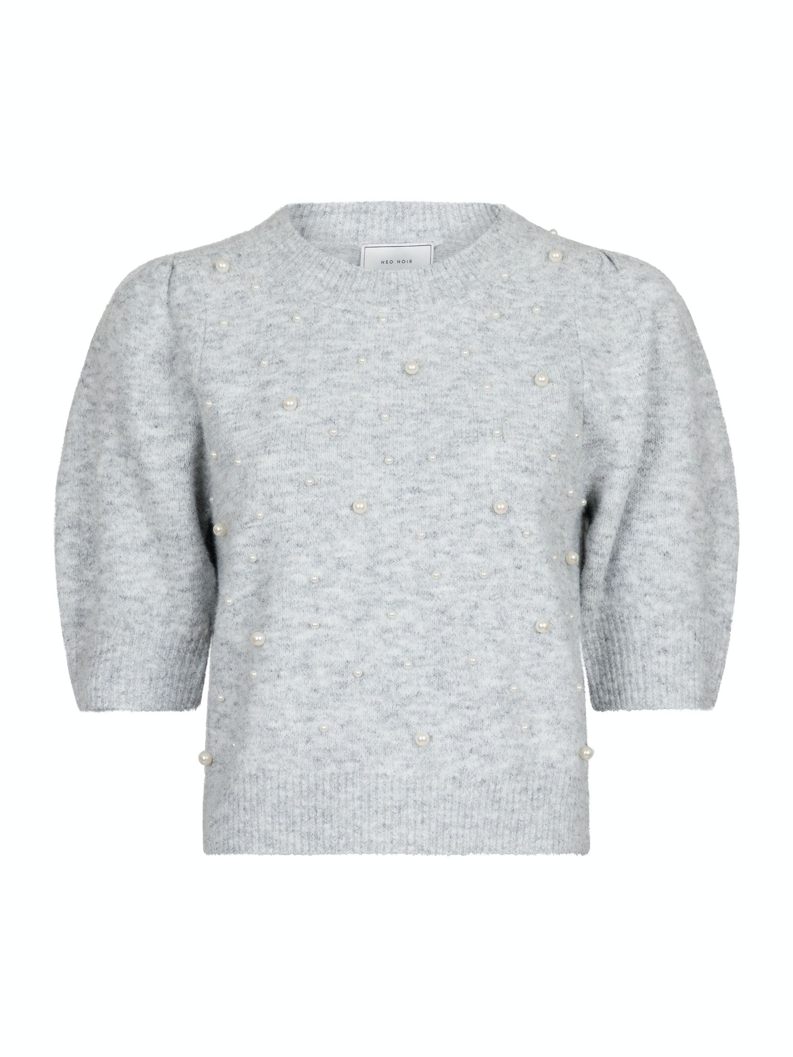 Allia-M Knitted Vest - Light Pear Melange