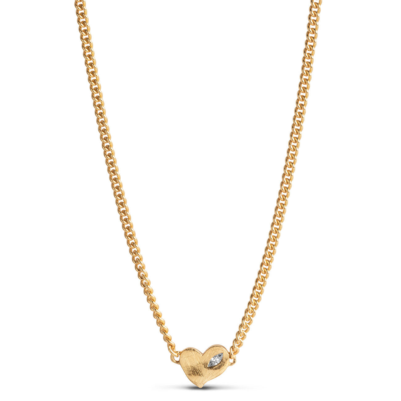 Rosalie Necklace - Clear CZ