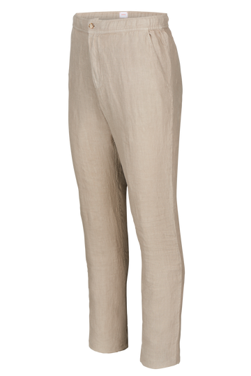 Amalfi Slim Linen Pant - Sand Dune