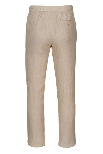 Amalfi Slim Linen Pant - Sand Dune