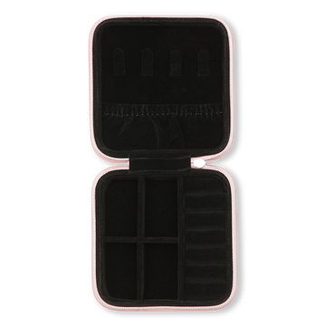 Day Saffiano Zip Square - Slate Rose