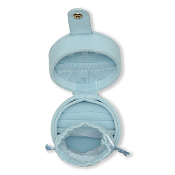Day Jewelry Box Round S - Cashmere Blue