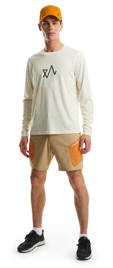 1222 Active LS - Krem - Men