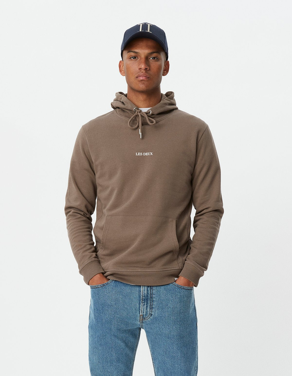 Lens Hoodie - Mountain Grey/White