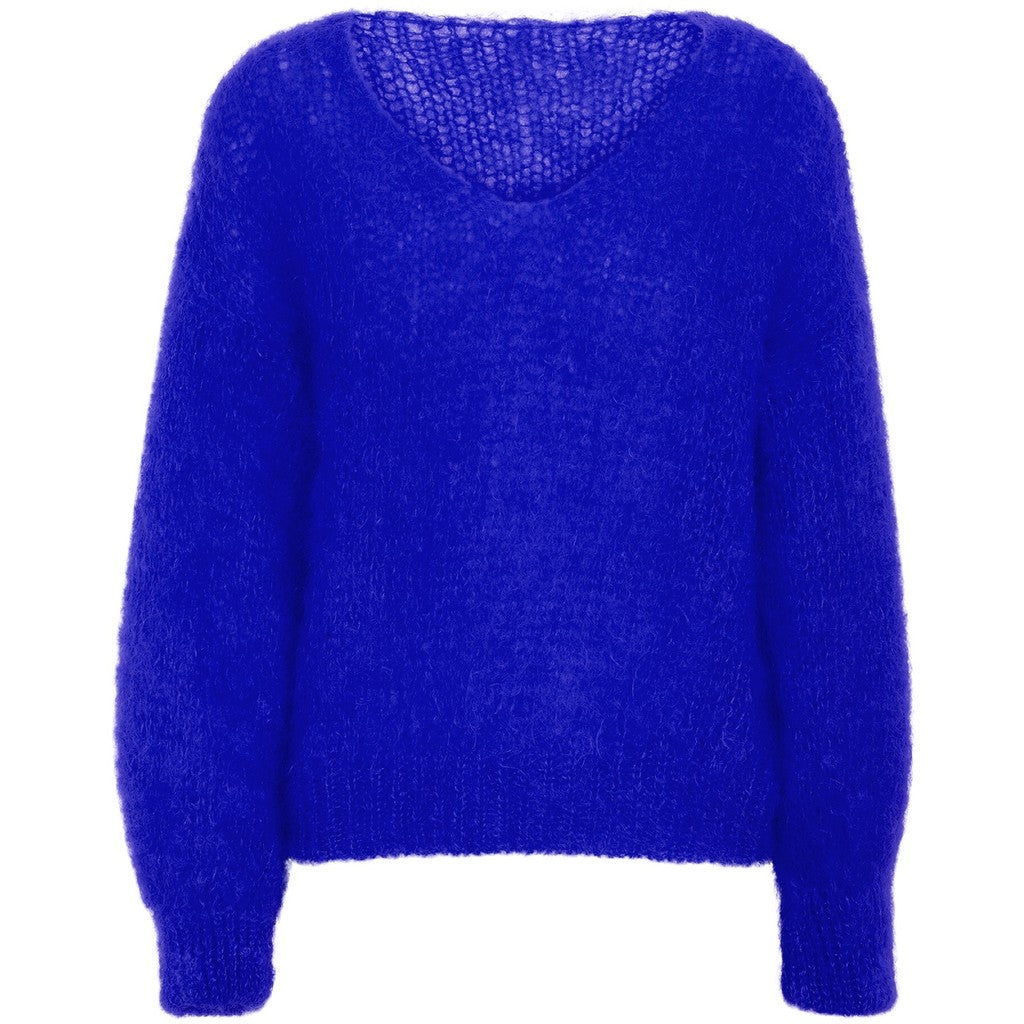 Milana Ls Mohair Knit - Electric Blue