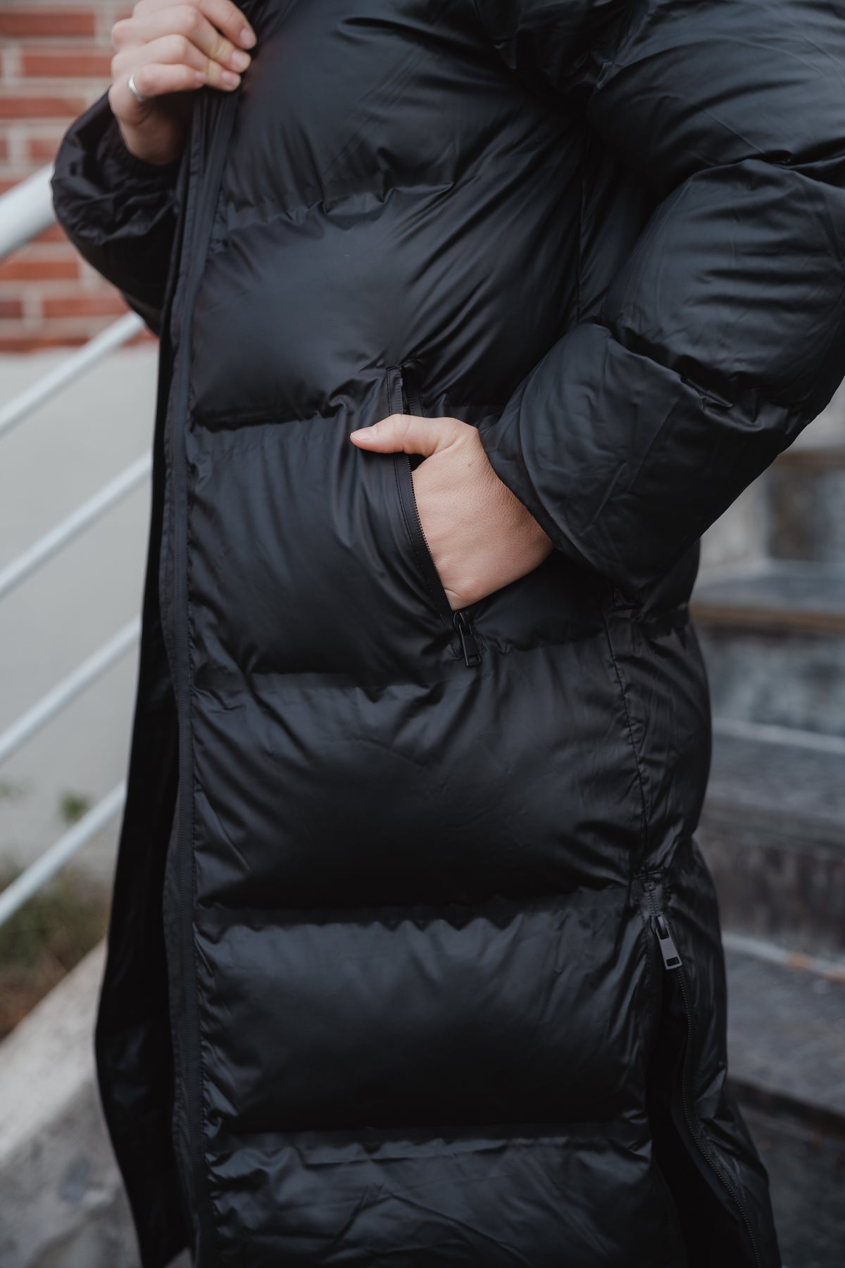 Viviana C Puffer Jacket - Black