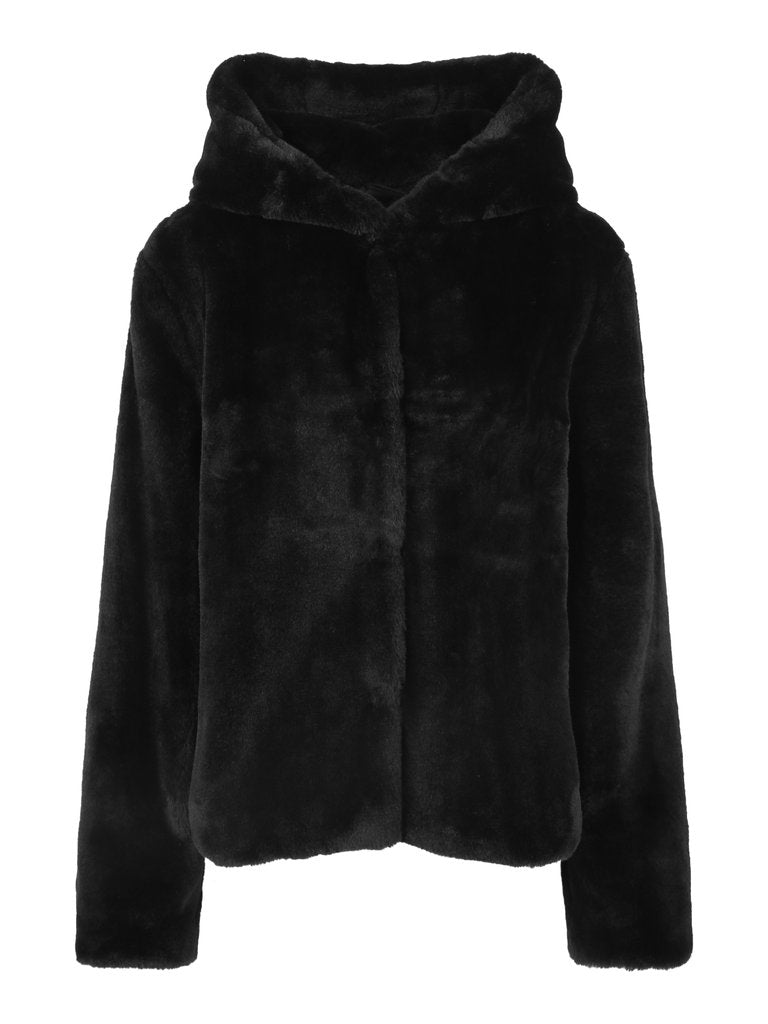 Ella Il Jakker Charlie Hood Jacket Black Villoid Ella Il Jakker Charlie Hood Jacket Black Villoid