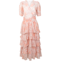 Jade Shimmering Goddess Dress - Shell Pink