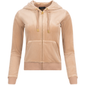 Robertson Classic Velour Zip Hoodie Gold Hw - Caramel