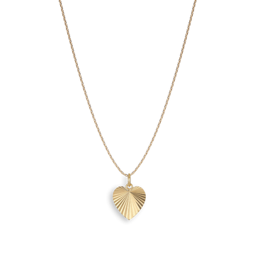 Reflection Heart Pendant - Gold