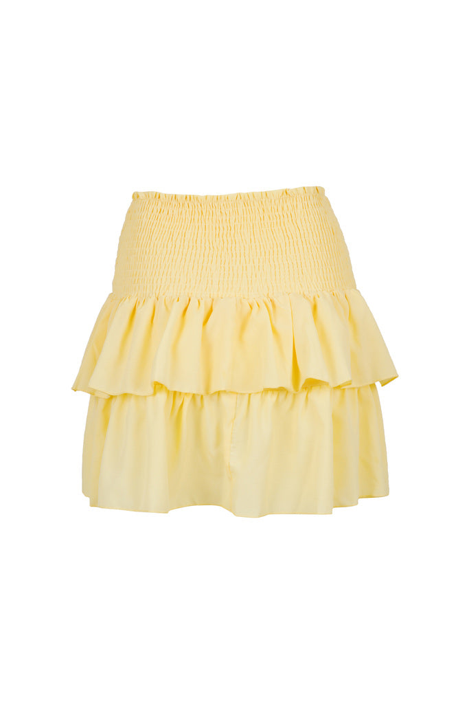 Carin Skirt - Yellow - Neo Noir - Skjørt - VILLOID.no