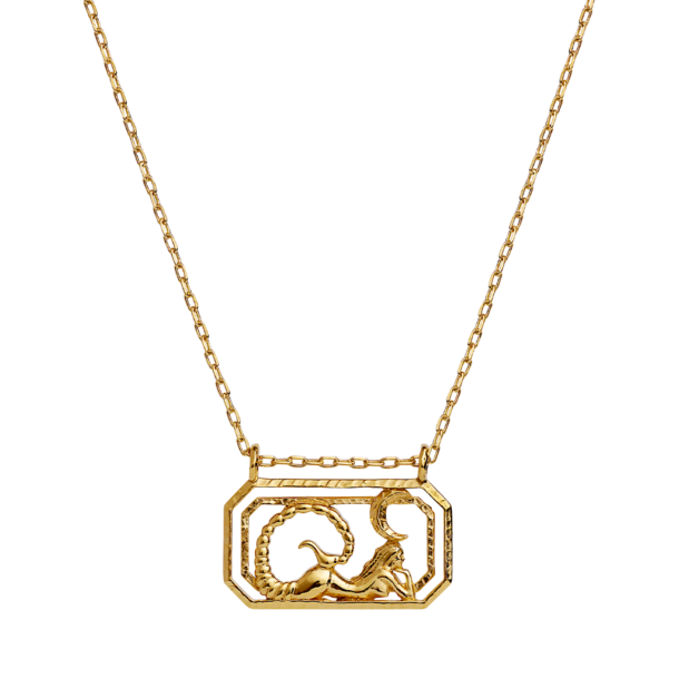 Zodiac Scorpio Necklace (Skorpion) - Gold