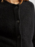 Lulu LS Knit Short Cardigan - Black