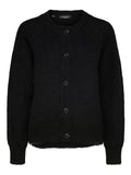 Lulu LS Knit Short Cardigan - Black