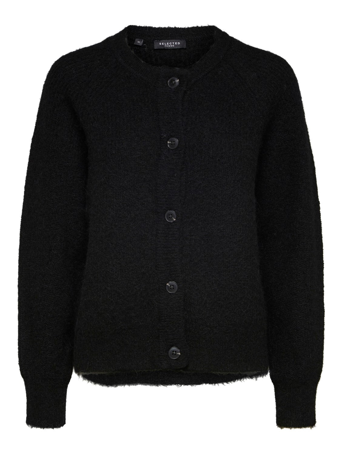 Lulu LS Knit Short Cardigan - Black