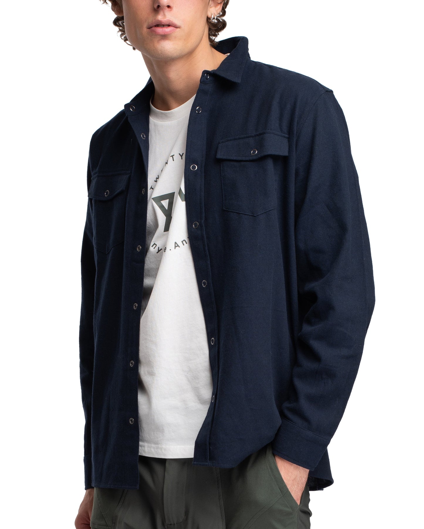 1222 Hike Skjorte - Mørk Denim
