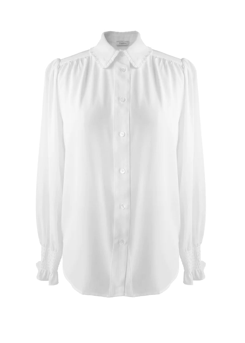 Framhus Bluser Skjorter Violet White Villoid framhus-bluser-skjorter-violet-white-villoid