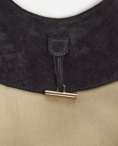 Dahlia Tote Bag - Suede Black