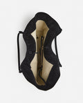 Dahlia Tote Bag - Suede Black