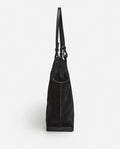 Dahlia Tote Bag - Suede Black