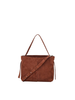 Suede Fraya Small Bag - Brown Tortoise Shell
