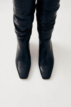 Kalila Leather Boots - Black