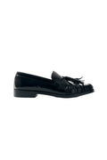 Marietta Onix Leather Loafers - Black