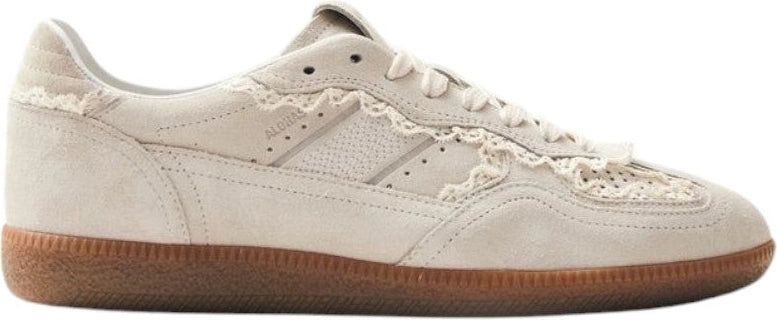 Leather Sneakers - Crochet Cream