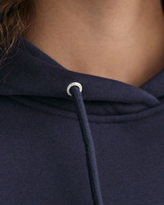 Regular Tonal Shield Hoodie - Evening Blue