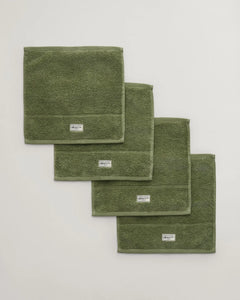 Premium Towel 30X30 4-Pack - Agave Green