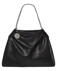 Falabella Drawstring Tote Bag - Black