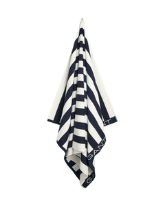 Block Stripe Beach Towel - Marine