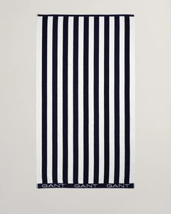 Block Stripe Beach Towel - Marine