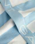 Block Stripe Beach Towel - Fresh Blue