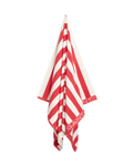 Block Stripe Beach Towel - Watermelon Red