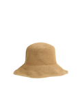 Straw Hat - Caramel Beige