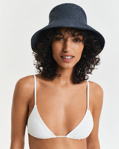 Straw Hat - Evening Blue