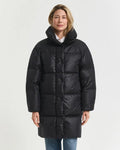 Relaxed Down Coat - Black